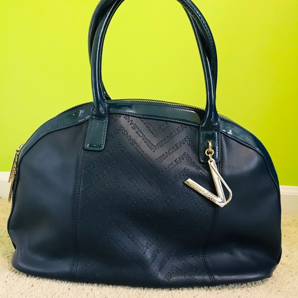 Authentic Versace Blue Handbag - image 1